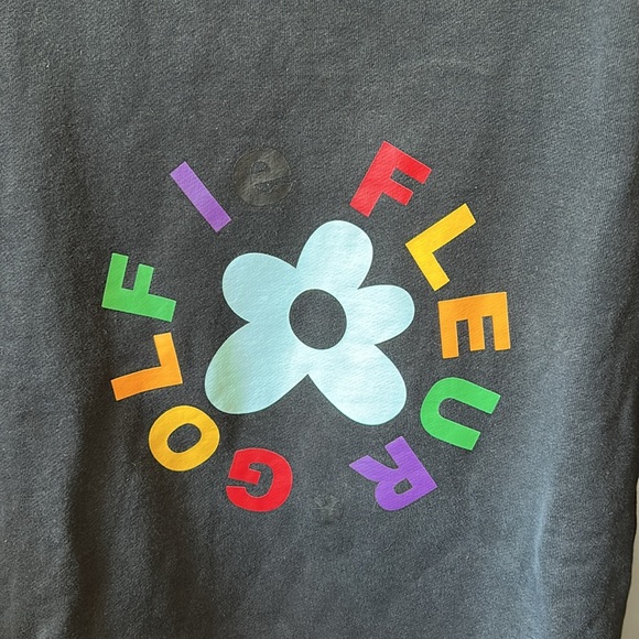 Tyler the Creator GOLF le Fleur Black Crewneck Sweatshirt - Picture 8 of 8